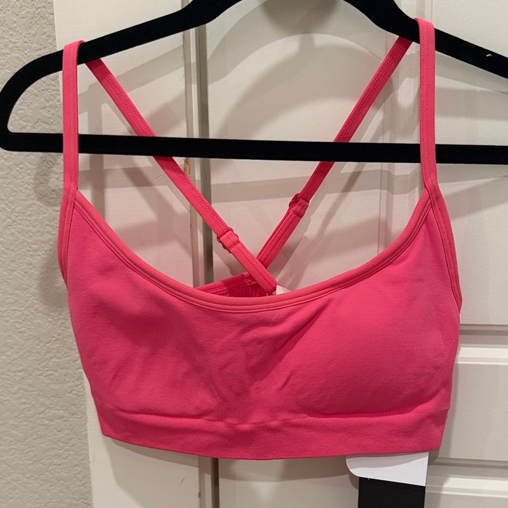 Fabletics brand new Everyday Seamless Pink Bralette size small